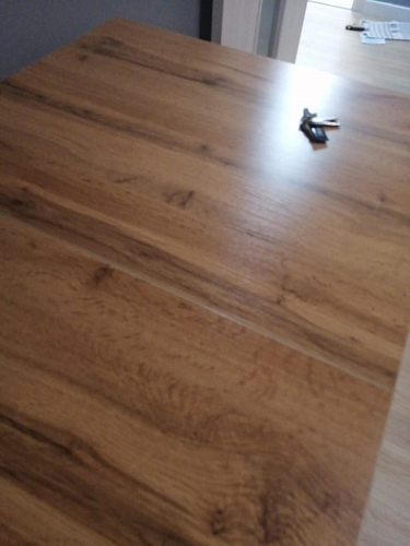 Стол раскладной Колон Лофт 120 32 мм дуб галифакс табако / черный матовый фото покупателя 58