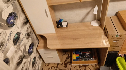 Компьютерный стол КСТ-16 левый дуб сонома / белый фото покупателя 83