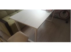 Стол Лота Лофт 140 25 мм юта / белый матовый фото покупателя 612