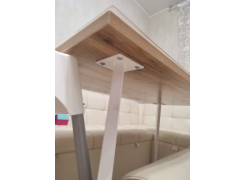 Стол Тринити Лофт 120 32 мм бетон / черный матовый фото покупателя 377