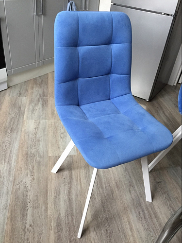 Стул на металлокаркасе Чилли зеленый / черный фото покупателя 863