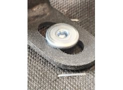 Стул на металлокаркасе Чилли синяя ткань / белый фото покупателя 432