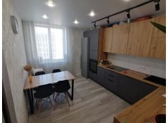 Стол Лота Лофт 140 25 мм черный матовый / бетон фото покупателя 408