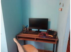 Письменный стол Леон Лофт дуб делано темный / черный матовый фото покупателя 67