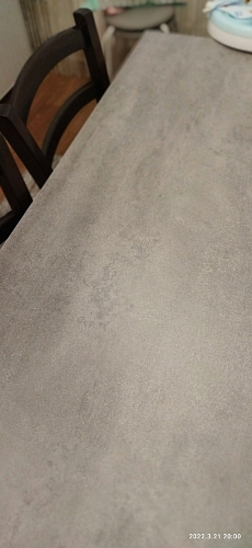 Стол Лота Лофт 140 25 мм черный матовый / бетон фото покупателя 237