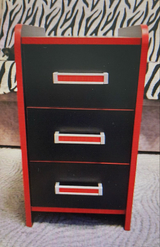 Тумба Ханна черная / красная - Уцененный экземпляр фото покупателя 93