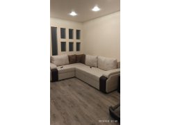 Диван угловой Николь правый рогожка корфу 03 / бежевая экокожа / бежевый микровельвет фото покупателя 1