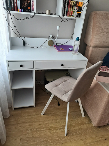 Стул на металлокаркасе Чилли зеленый / черный фото покупателя 1079