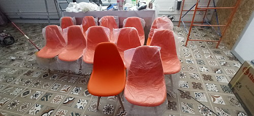 Пластиковый стул Eames PC-015 серый фото покупателя 213