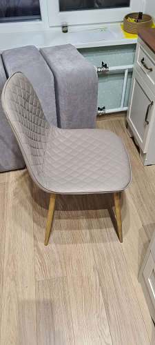 Стул на металлокаркасе Capri голубой фото покупателя 61