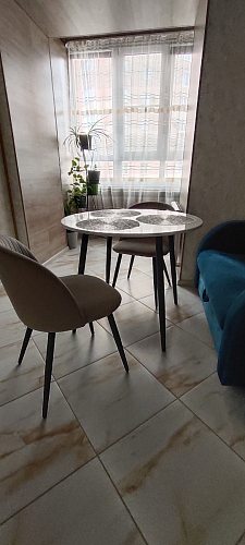 Стул на металлокаркасе Gabi latte / gold / black фото покупателя 522