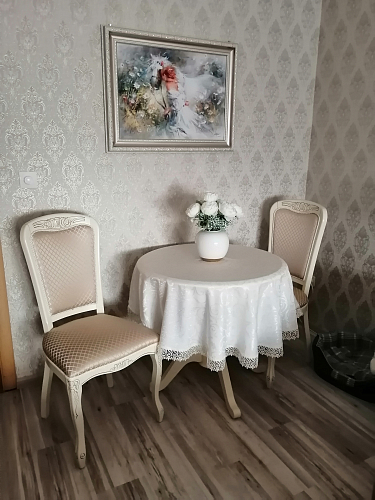 Деревянный стул Клето патина золото / ромб фото покупателя 10