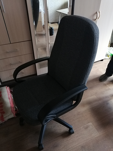 Компьютерное кресло CH747 синий, ткань фото покупателя 8