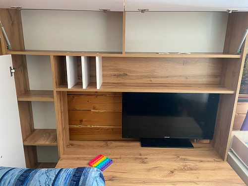 Письменный стол Лайт 03.243 дуб золотой (craft) / белый премиум фото покупателя 76