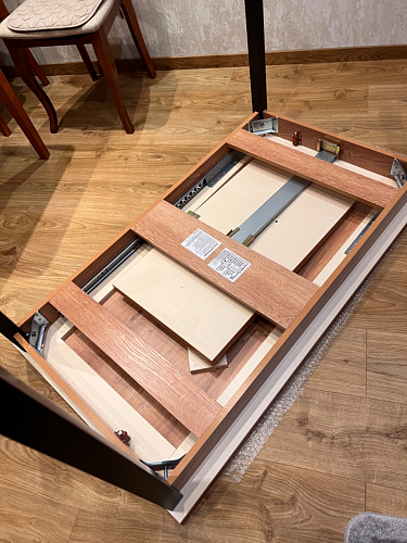 Стол Оригон файерстоун / черный матовый фото покупателя 26