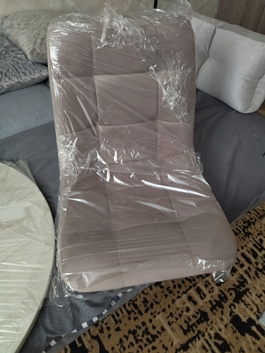 Стул на металлокаркасе Чилли серый велюр / черный фото покупателя 758