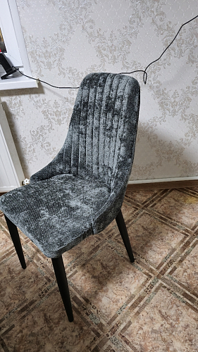 Стул на металлокаркасе Kora gray / black фото покупателя 403