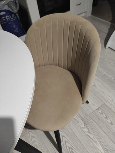 Стул на металлокаркасе Gabi gray / black фото покупателя 428