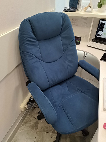 Компьютерное кресло Comfort Lux/Комфорт Люкс серый фото покупателя 88