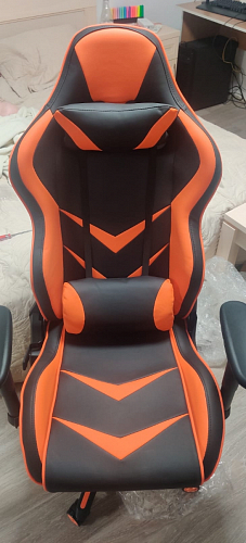 Компьютерное кресло Racer черное / бежевое фото покупателя 161