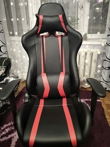 Компьютерное кресло Blok red / black фото покупателя 14