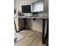 Стол Лота Лофт 140 25 мм черный матовый / бетон фото покупателя 282