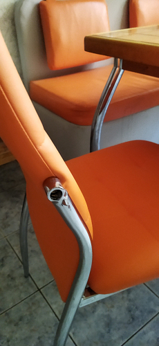 Стул на металлокаркасе LH-68 grey 98TP фото покупателя 1