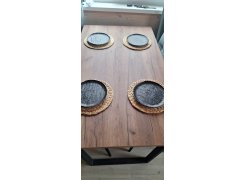 Стол Лота Лофт 140 25 мм черный матовый / бетон фото покупателя 768