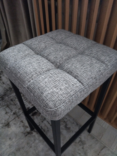 Барный стул Лофт линкольн белый / белый матовый фото покупателя 92