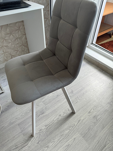 Стул на металлокаркасе Чилли К кирпичный / черный фото покупателя 352