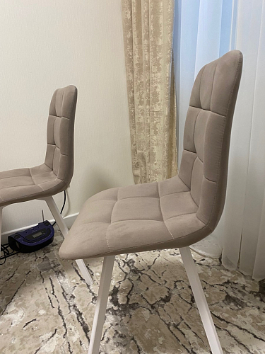 Стул на металлокаркасе Чилли черный / зеленый фото покупателя 329