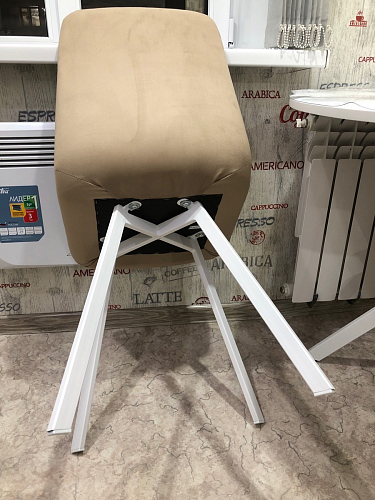 Комплект стульев Чилли 4 шт темно-серый / черный фото покупателя 601