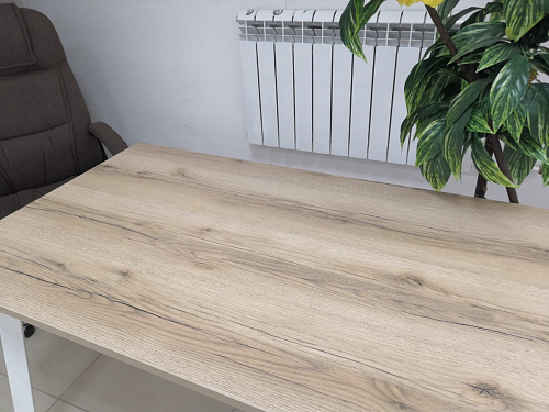 Стол Тринити Лофт 120 32 мм бетон / черный матовый фото покупателя 14