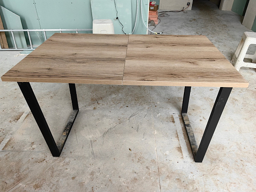 Деревянный стол Лота Лофт 120х75 белый матовый / дуб крафт золотой фото покупателя 297