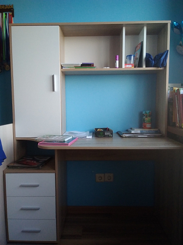 Письменный стол КСТ-16 левый венге / беленый дуб фото покупателя 55