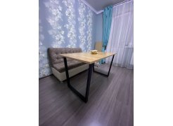 Стол Лота Лофт 140 25 мм черный матовый / дуб вотан фото покупателя 547