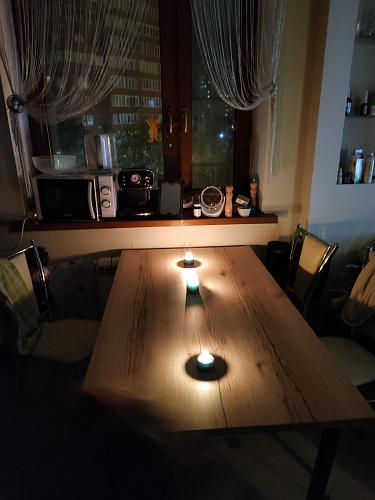 Стол раскладной Лота Лофт 120 25 мм юта / черный матовый фото покупателя 359