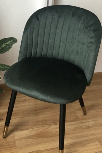 Стул на металлокаркасе Gabi 1 light purple / black / gold фото покупателя 88