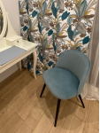 Стул на металлокаркасе Gabi 1 light blue / black: отзыв о товаре