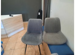 Стул на металлокаркасе Седа К крутящийся светло-серый  / белый фото покупателя 169