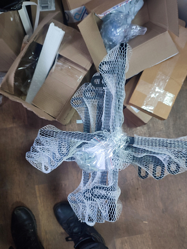 Стул на металлокаркасе Чилли К кирпичный / черный фото покупателя 541