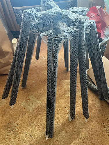 Стул на металлокаркасе Чилли черный / зеленый фото покупателя 1229