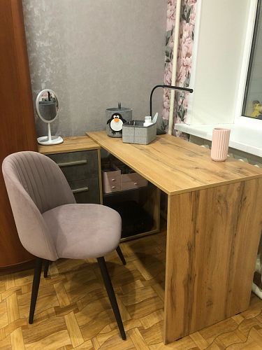 Стул на металлокаркасе Gabi 1 line light blue / black фото покупателя 163