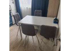 Стул на металлокаркасе Чилли светло-серый / черный фото покупателя 287