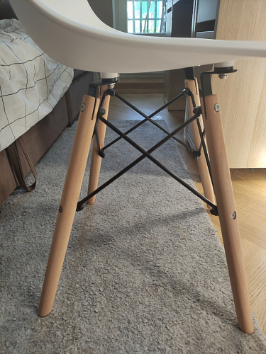 Стул Cindy Eames mod. 001 khaki / natural фото покупателя 373