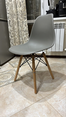 Пластиковый стул Eames PC-015 желтый фото покупателя 168