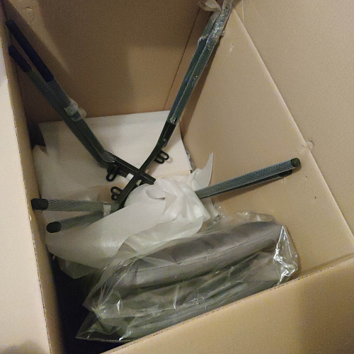 Стул на металлокаркасе Биджей velutto 52 / черный фото покупателя 2