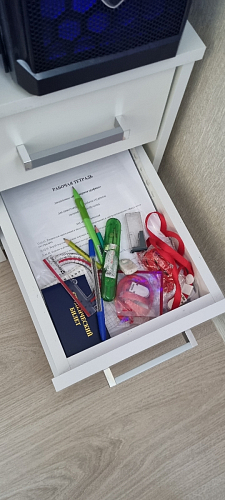 Компьютерный стол Джаз-24 левый дуб сонома фото покупателя 48