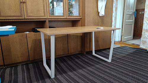 Стол раскладной Лота Лофт 120 25 мм юта / черный матовый фото покупателя 476