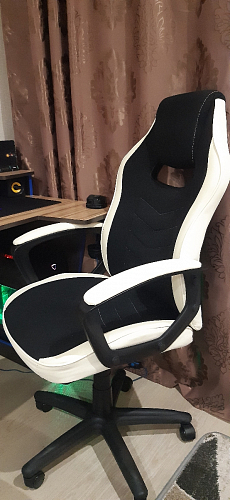 Компьютерное кресло Gamer черное / бежевое фото покупателя 167